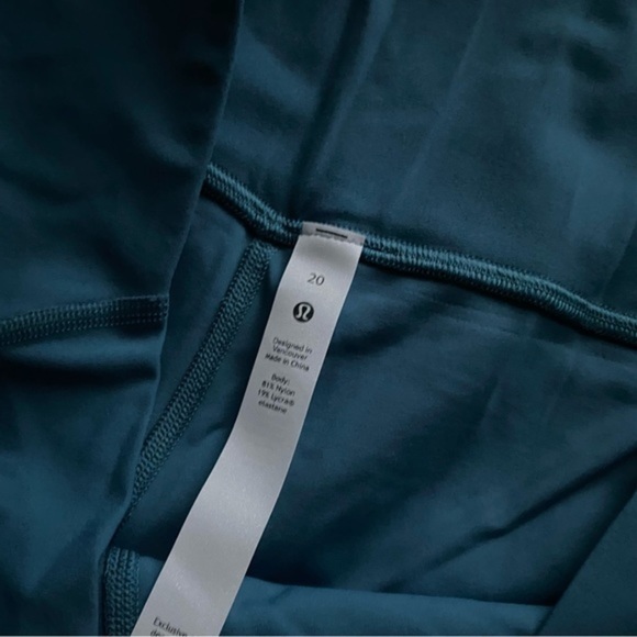 NWT Lululemon Align High-Rise Pant with Pockets 25" Capture Blue - Size 20 - Picture 6 of 7
